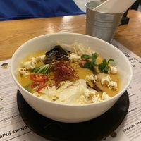 Vegan Asian style, Ramen like broth  at Falla - Maybe closed in Lodz