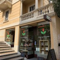 Outside  at SaporiBio in Lugano