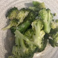 Stir fried broccoli with garlic   at Madame Pho in Belfast