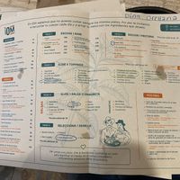 La dinámica del menú  at Iom Cocina Plant-Based in Bogota