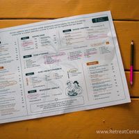 Menu to select from at Iom Cocina Plant-Based in Bogota