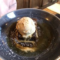 Sticky toffee pudding  at The Ship in South West London