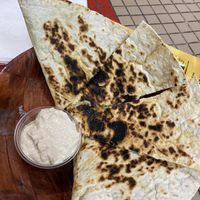 Vegan avocado empanada  at Texicana Grill in Bellmore