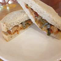 Tempeh sando at Kood Kolaborasi Untuk Desa in Denpasar