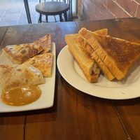 Potato quesadilla and egg sandwich   at Kood Kolaborasi Untuk Desa in Denpasar