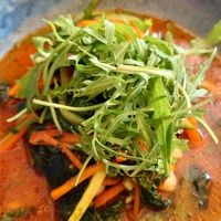 The spaghetti (more like a soup) at The Chubby Cherub in Belfast