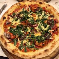 Venetian pizzaa  at The Chubby Cherub in Belfast
