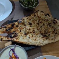 Naan at Everest Comida Hindu in Iquique