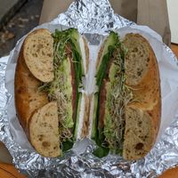 Sundried tomato tree hugger bagel at Nervous Charlie's Bagels - Austin in Austin
