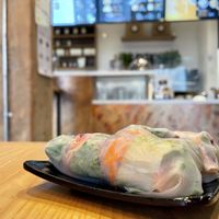 Fresh Rolls with a Mexican flair #Veganuary at Copper Branch in Vancouver