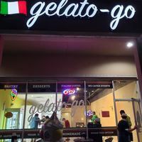 Store front at Gelato-Go in North Miami Beach