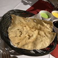 Papadum  at India Palace in Apeldoorn