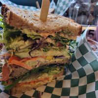 Half veggie sandwich! at Sunsprout Cafe in Fairbanks