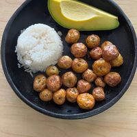 Acompañamiento del Seitán at Canela Delicias Veganas in Bogota