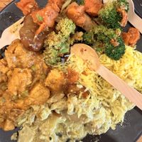 Lots of vegetarian and vegan options   at Govindas in Coolangatta