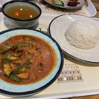Nyonya mutton rice  at VegTalk in Genting Highlands