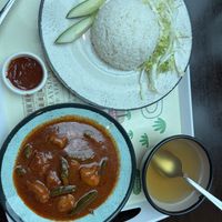 Vegan Nyonya Sliced Chik’n with Rice #Veganuary at VegTalk in Genting Highlands