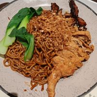 Hakka Pan Mee
The chicken is those ice cream stick drumstick kind, but dewp fried with coating which is special and nice. at VegTalk in Genting Highlands