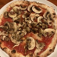Pizza champignons (sp?)  at Parco Della Pace  in Hiroshima