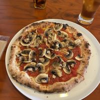 Mushroom pizzaa  at Parco Della Pace  in Hiroshima