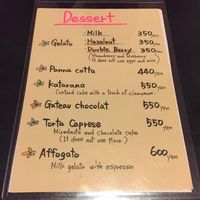 Dessert at Parco Della Pace  in Hiroshima