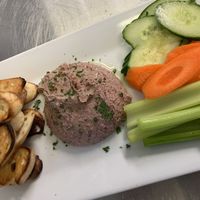 hummus plate! at The Tipsy Toboggan in Fall River