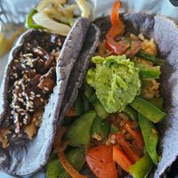 Vegan options at Blue Corn Tacos in Longmont