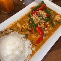 panang tofu curry at Pho Basil in Boston
