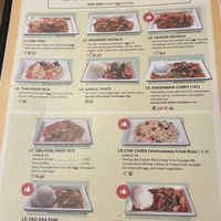 Lunch menu with vegan options Jan 2026  at Pho Basil in Boston