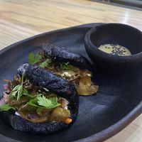 Bao de hongos  at INA Restaurante in Medellin