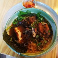 Jiaozi soup at INA Restaurante in Medellin