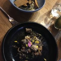 Pasta al frodo and platano ñoquis  at INA Restaurante in Medellin