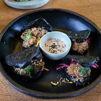 Canasta de Baos - los recomiendo! at INA Restaurante in Medellin