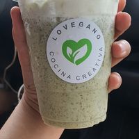 FRAPE DE MATCHA CON LECHE DE SOYA at Lovegano  in Tijuana