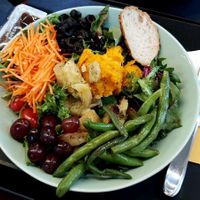 Sweet pumpkin sweet potato salad at Sweet Balance - Gyodae in Seoul