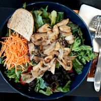 Roasted mushrooms salad at Sweet Balance - Gyodae in Seoul
