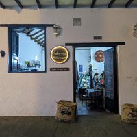 Front at night at Sybarita in Villa De Leyva