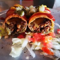 Set Menu - cheeseburger spring roll at Vandal in Newtown