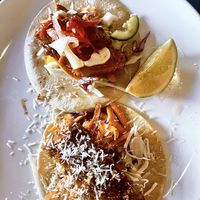Smoked Eggplant Katsu Taco & Seared Chick’n Taco 🌮   at Vandal in Newtown