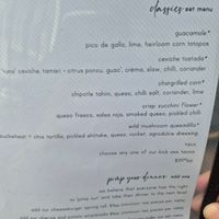 Menu Jan 2026 at Vandal in Newtown