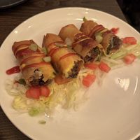 Cheeseburger spring rolls  at Vandal in Newtown