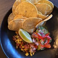 Guacamole and chips  at Vandal in Newtown