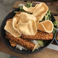 The OG (note there was also a sweet soy based sauce on the side to drizzle over top) at Staple in Altona