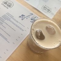 Oat iced chai at Staple in Altona