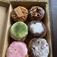 Best vegan doughnut! Fluffy on the inside  at Staple in Altona