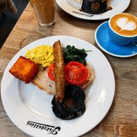 The vegan breakfast  at Fitzbillies - Trumpington in Cambridge