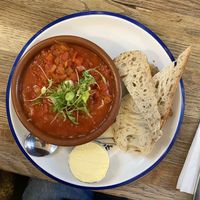 vegan shakshuka  at Fitzbillies - Trumpington in Cambridge
