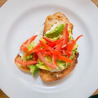 avocado toast at Fitzbillies - Trumpington in Cambridge