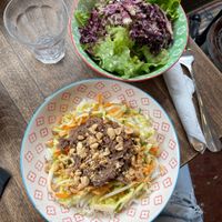 The food varies everyday and they make all adjustments to what you want to eat. Real yummy!  at Soul Kitchen in Paris