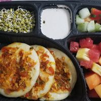 Veg Uttapam's Breakfast Box at Eat.Fit in Hyderabad